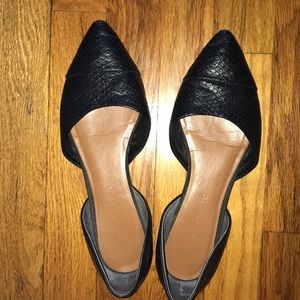 Leather Black flats